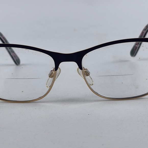 Love Moschino MOL526 0T7 Unisex Eyeglasses Frame Black Cat Eye Half Rim 145mm - Picture 9 of 12